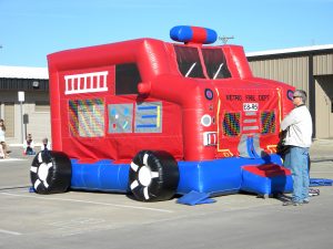 fire truck bounce house rental